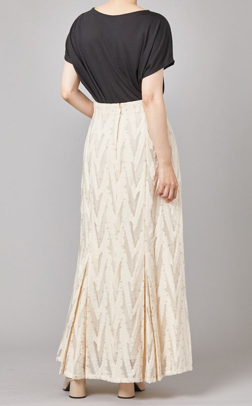 ラメジャガードマーメイドスカート