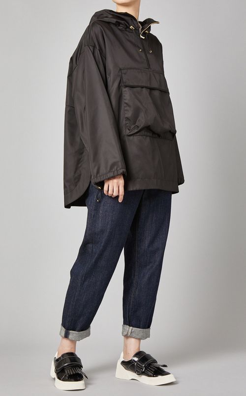 リナイロンフーテッドプルオーバー