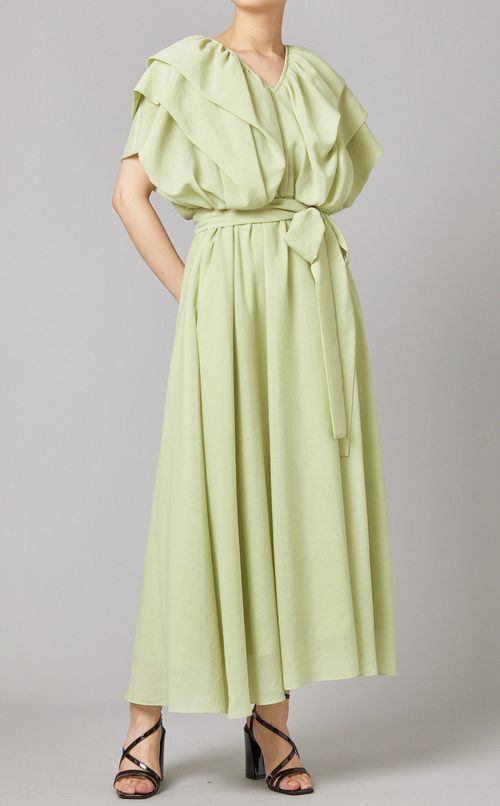 ティアードフリルワンピース