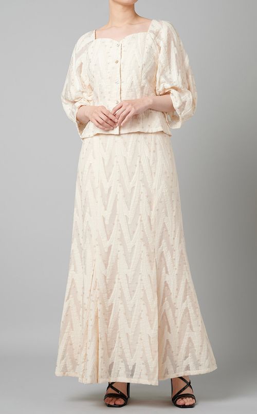 ラメジャガードマーメイドスカート