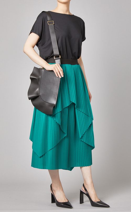 モダールプリーツイージースカート