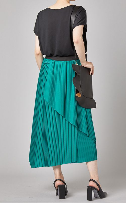 モダールプリーツイージースカート