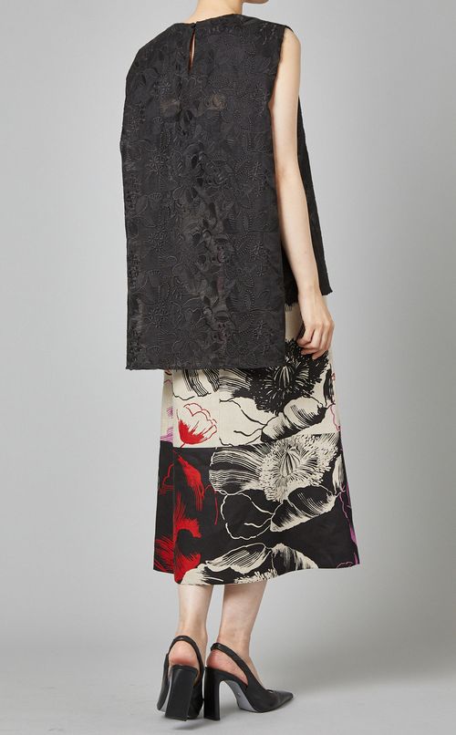 フロッグレースノースリーブブラウス