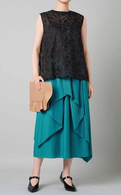 モダールプリーツイージースカート