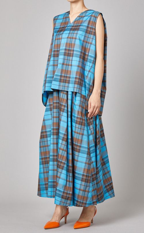 Vネックタンクブラウス