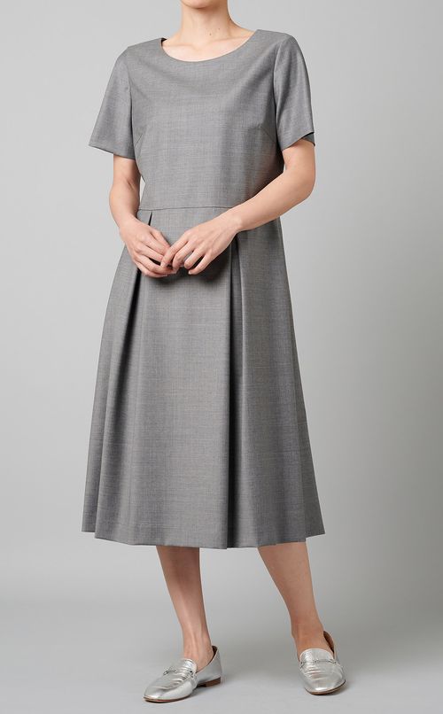 ボックスタックフレアワンピース