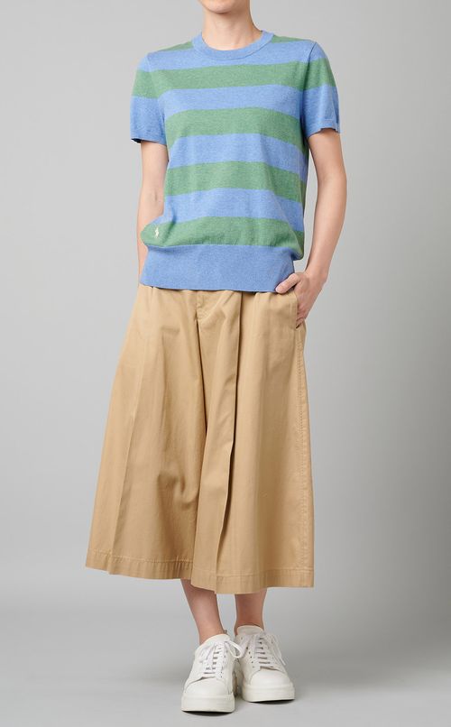 ボーダーニットプルオーバー