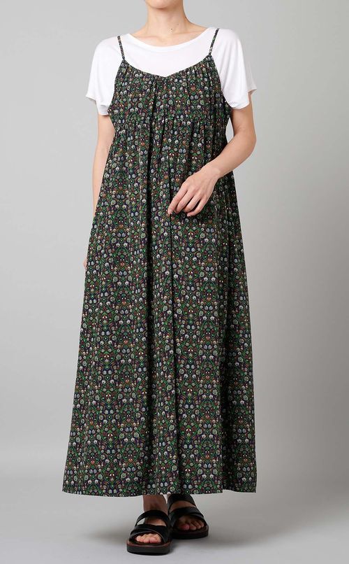 プリントキャミソールワンピース