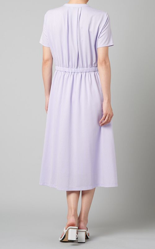 ストライプフレアワンピース