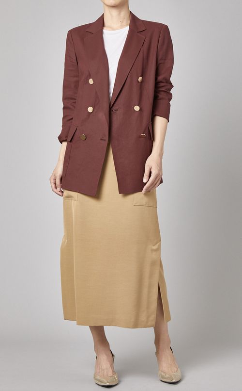 コットンダブルブレストジャケット