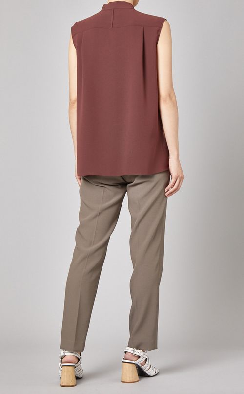 フロントプリーツブラウス