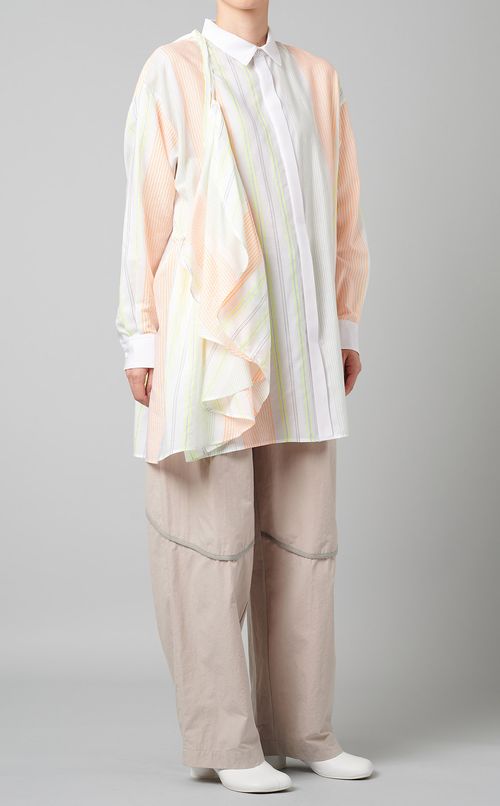 マルチボーダークレリックブラウス