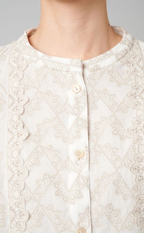 レースパフスリーブワンピース