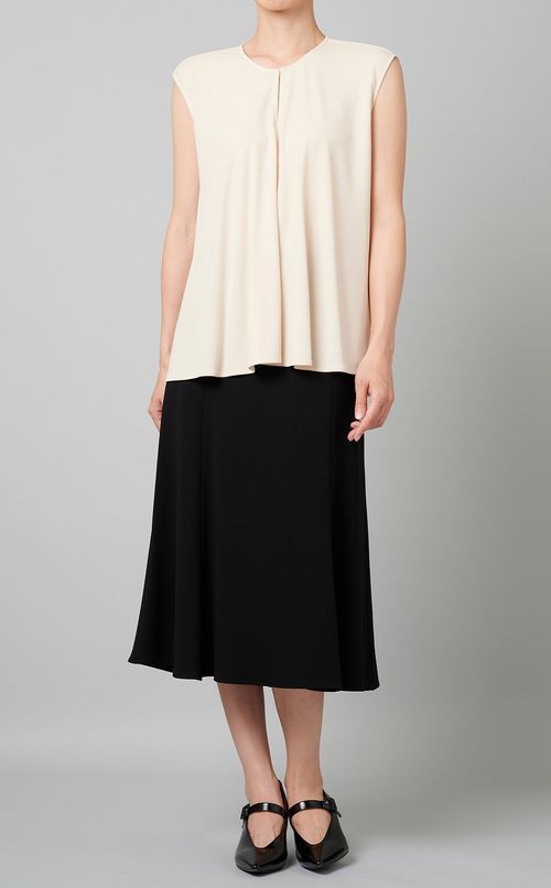 ジャージーフレアカットソー