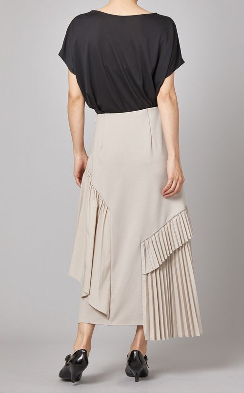 フリルプリーツスカート