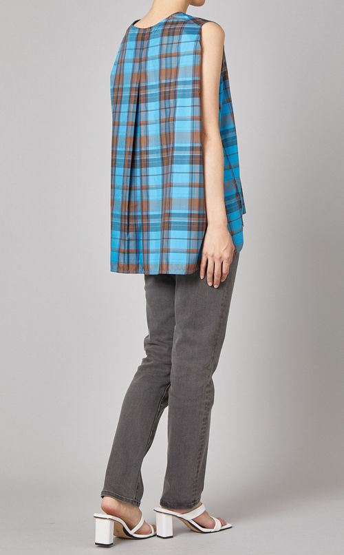 Vネックタンクブラウス