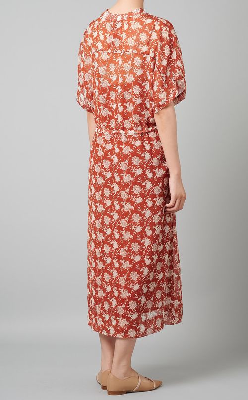 フラワープリントワンピース