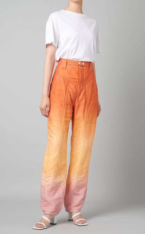 グラデーションカラーパンツ