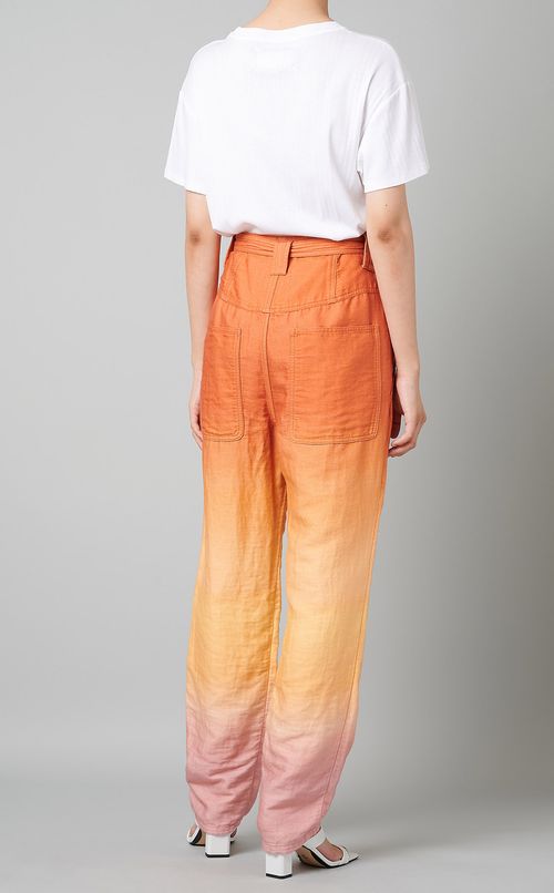 グラデーションカラーパンツ