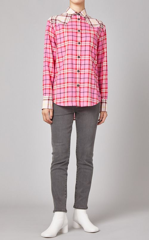 マルチチェックシャツ