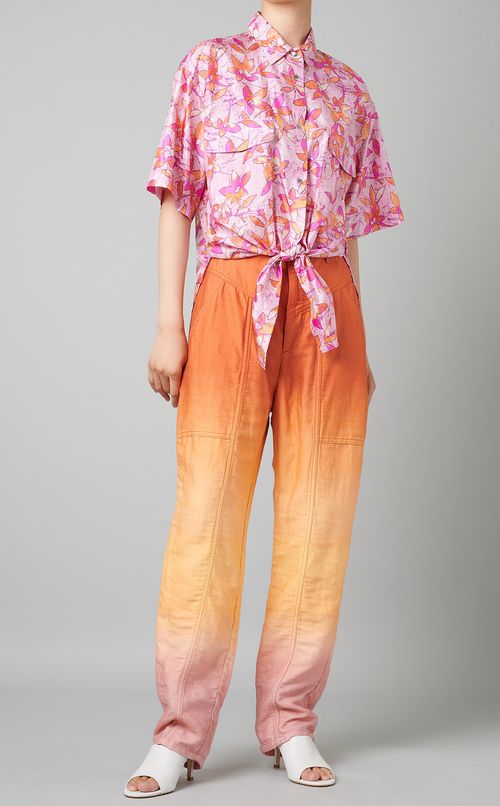 グラデーションカラーパンツ