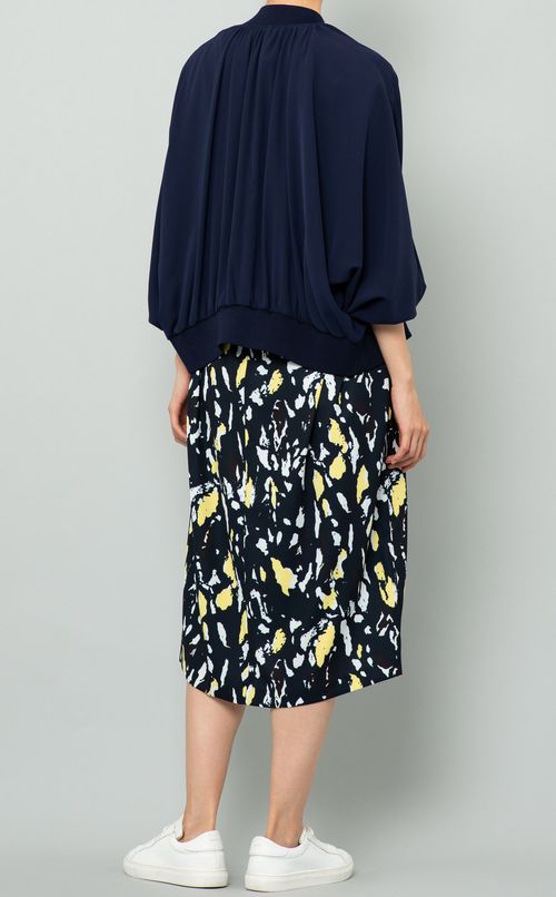 ギャザーショートブルゾン