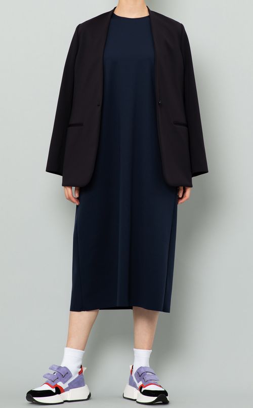 ストレッチノーカラーイージージャケット