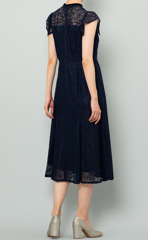 タイルレースワンピース