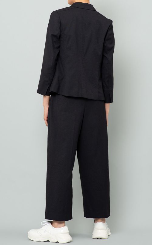 リネン混テーラードジャケット