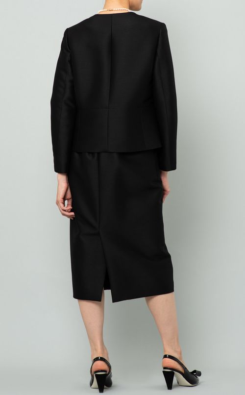 ウールシルクタックスカート