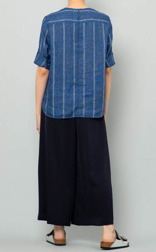 イージーワイドクロップドパンツ