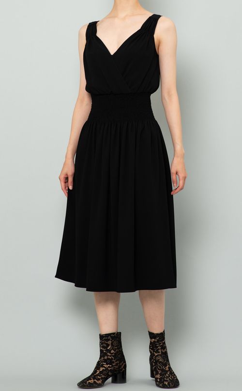 ノースリーブカシュクールワンピース