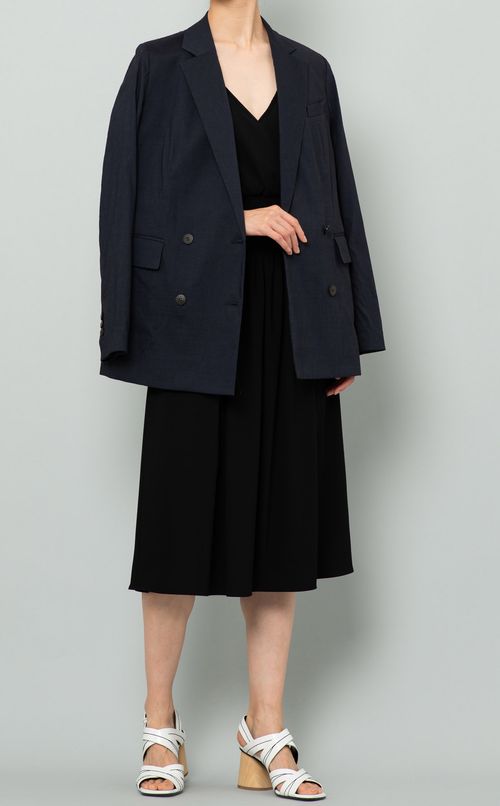 ノースリーブカシュクールワンピース