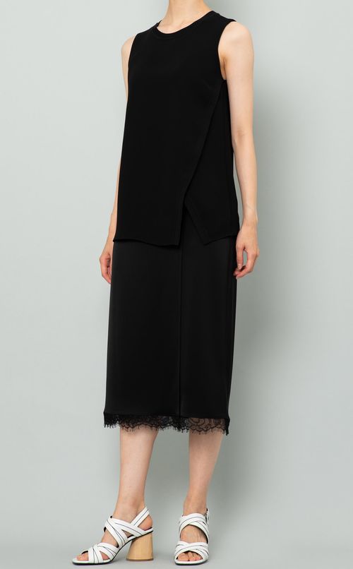 レースヘムタイトスカート