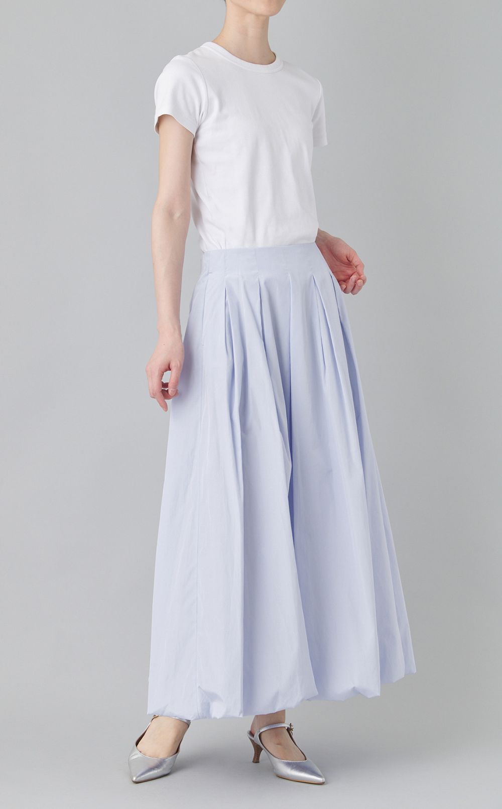 タックロングバルーンスカート