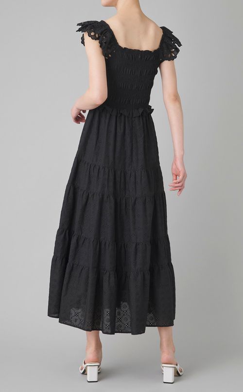 モノグラムエンブロイダリードレス