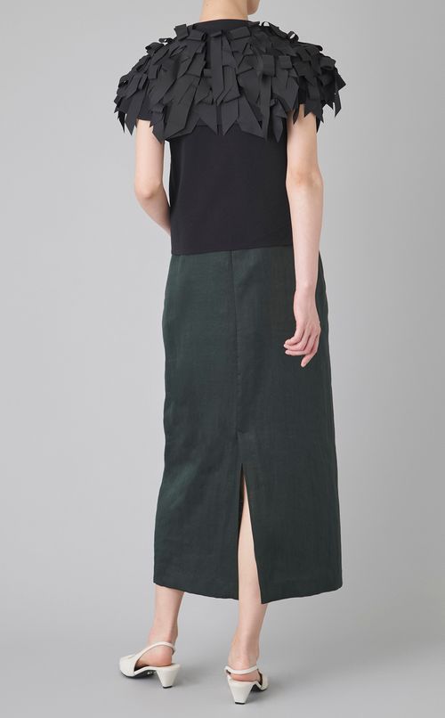 リボンショルダーニットカーディガン