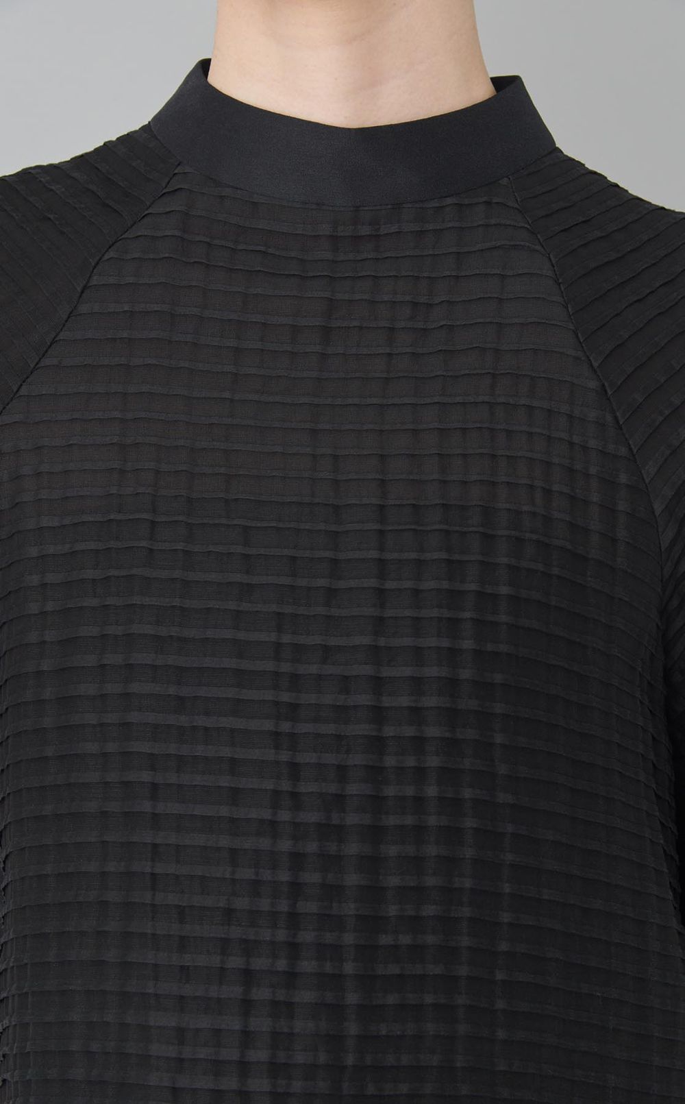 ピンタックコクーンスリーブブラウス