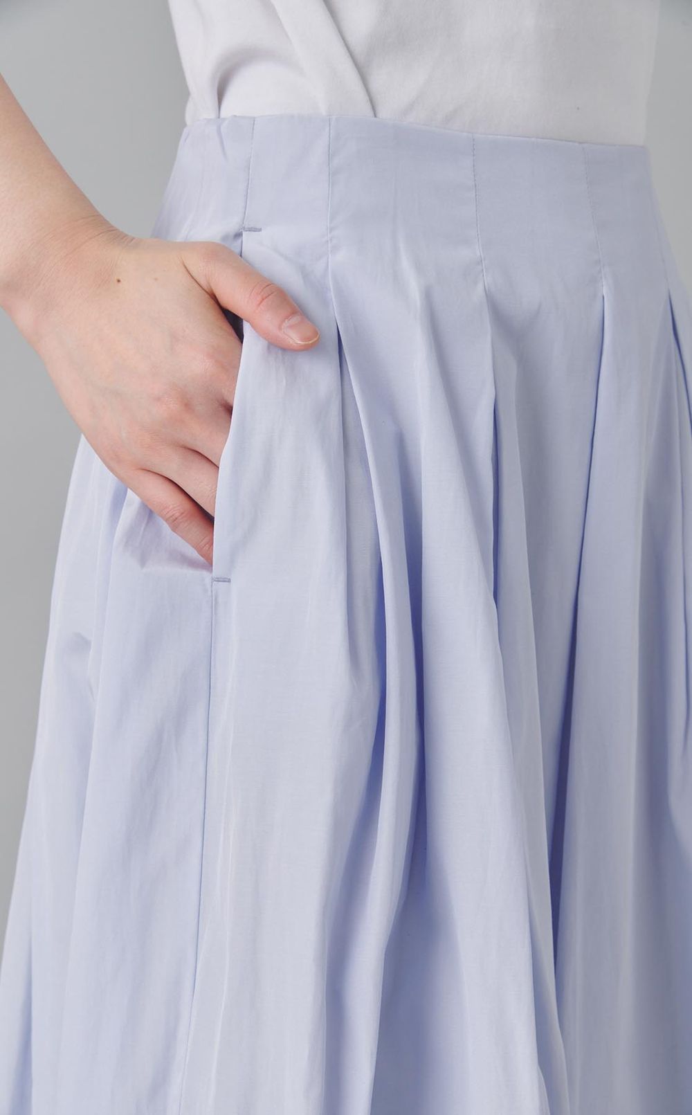 タックロングバルーンスカート