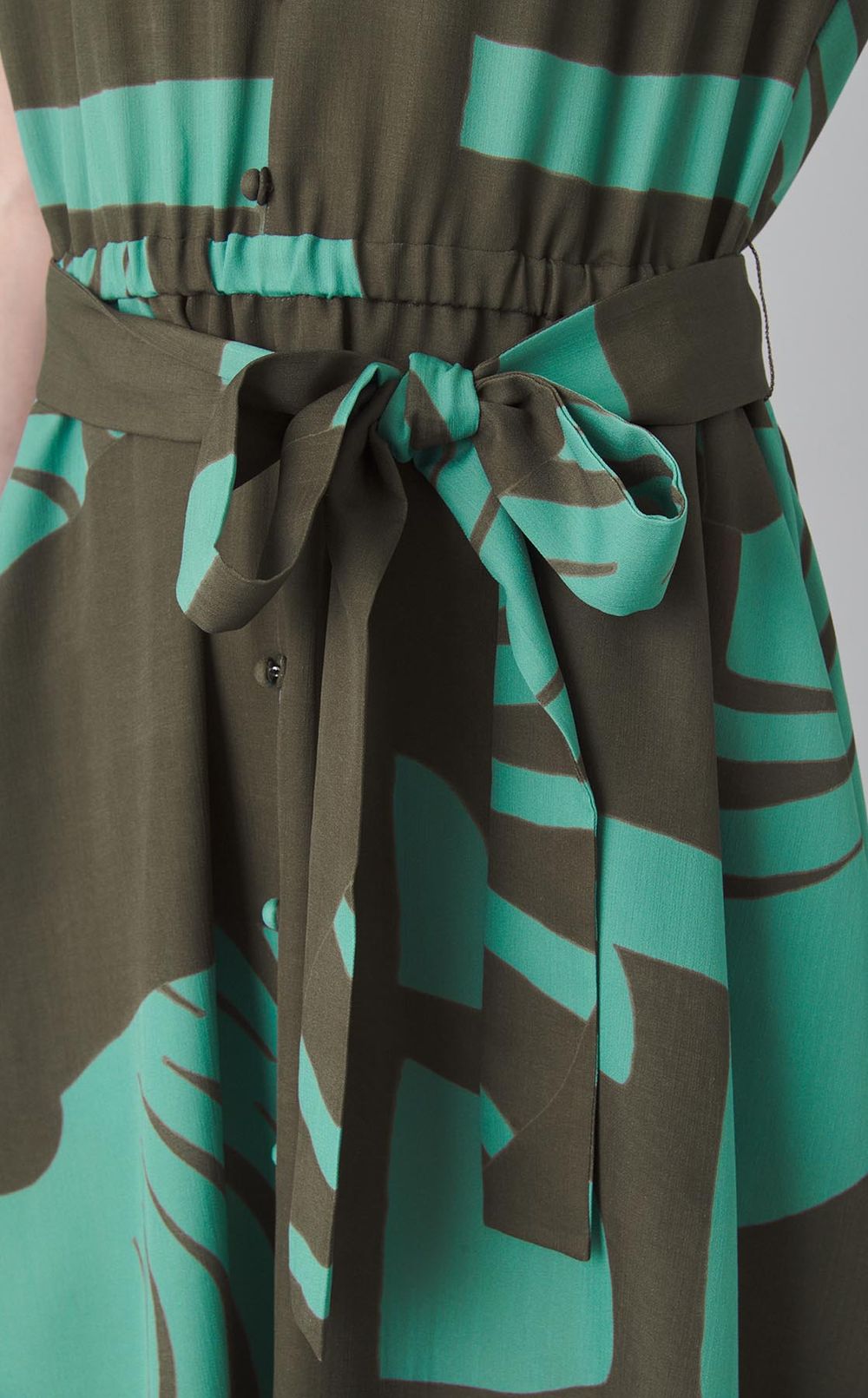 ゼブラプリントマキシワンピース