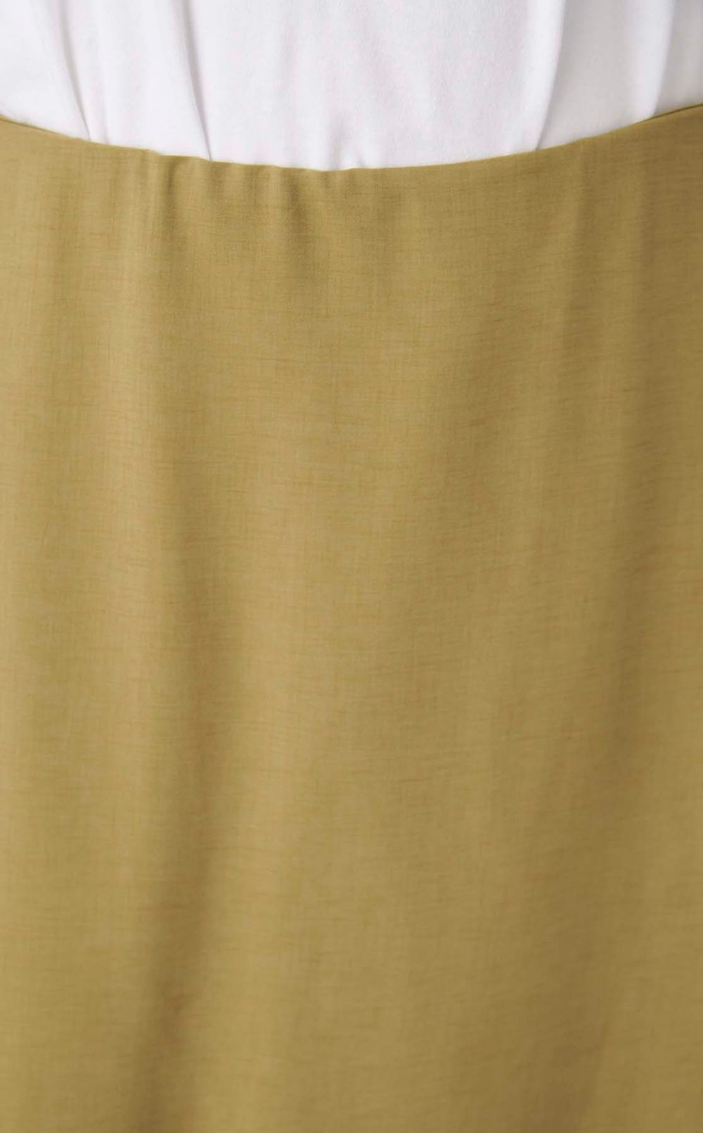 スカートレイヤードサテンパンツ