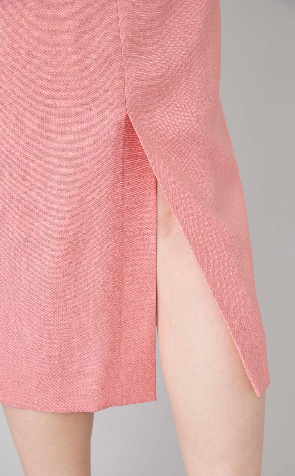 ダイヤモンドネックベルテッドワンピース