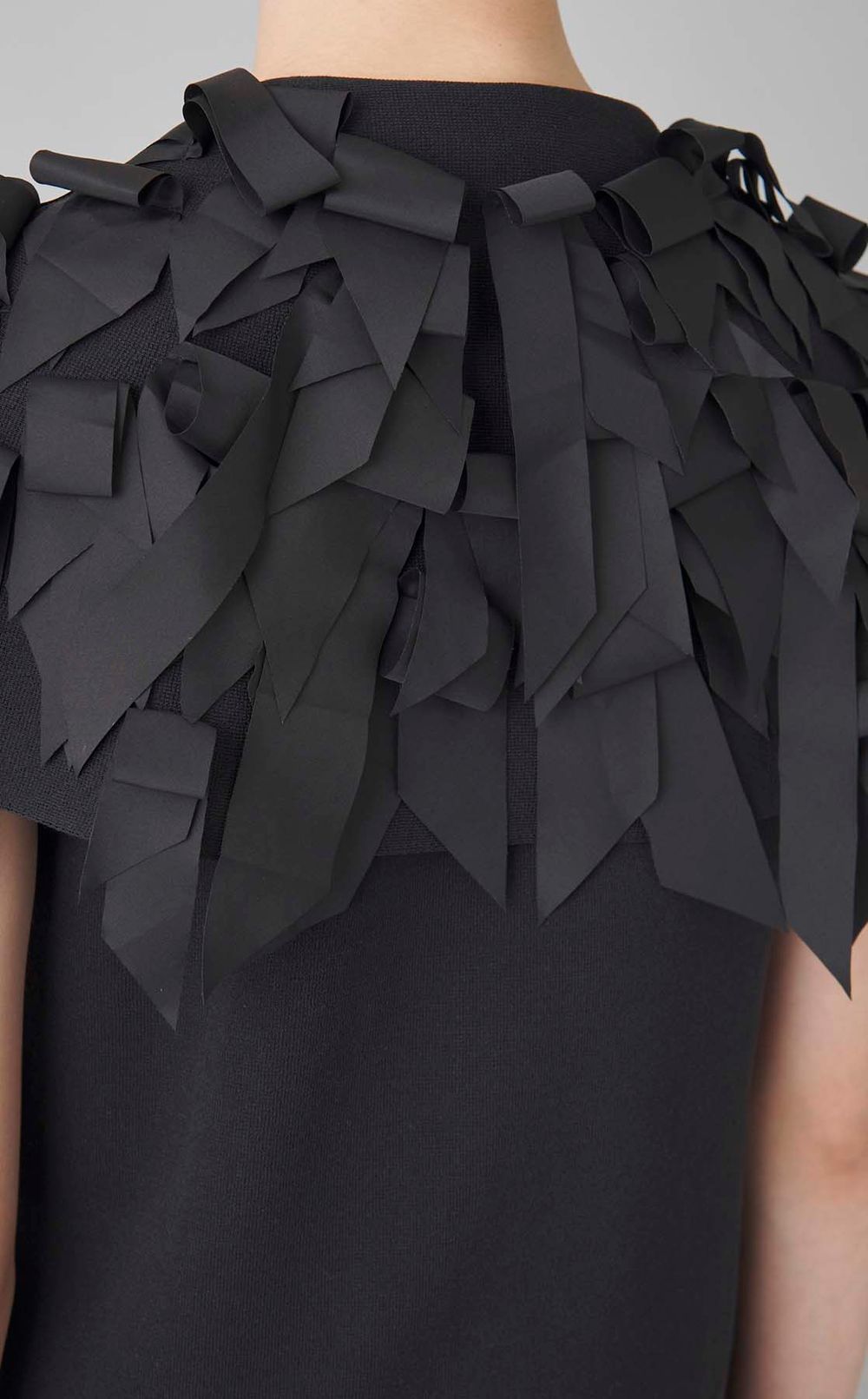 リボンショルダーニットカーディガン