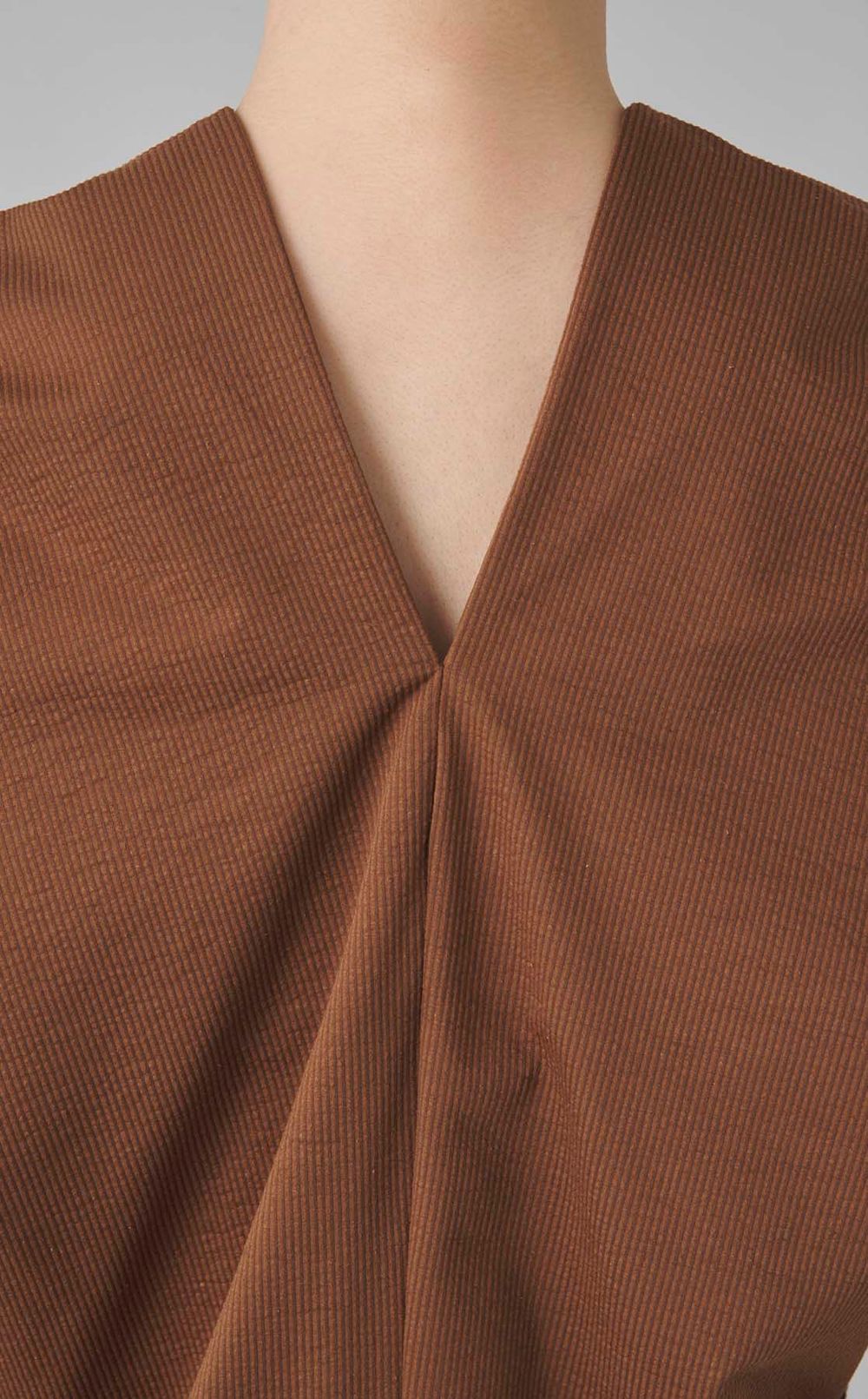 コットンリネンボリュームスリーブワンピース