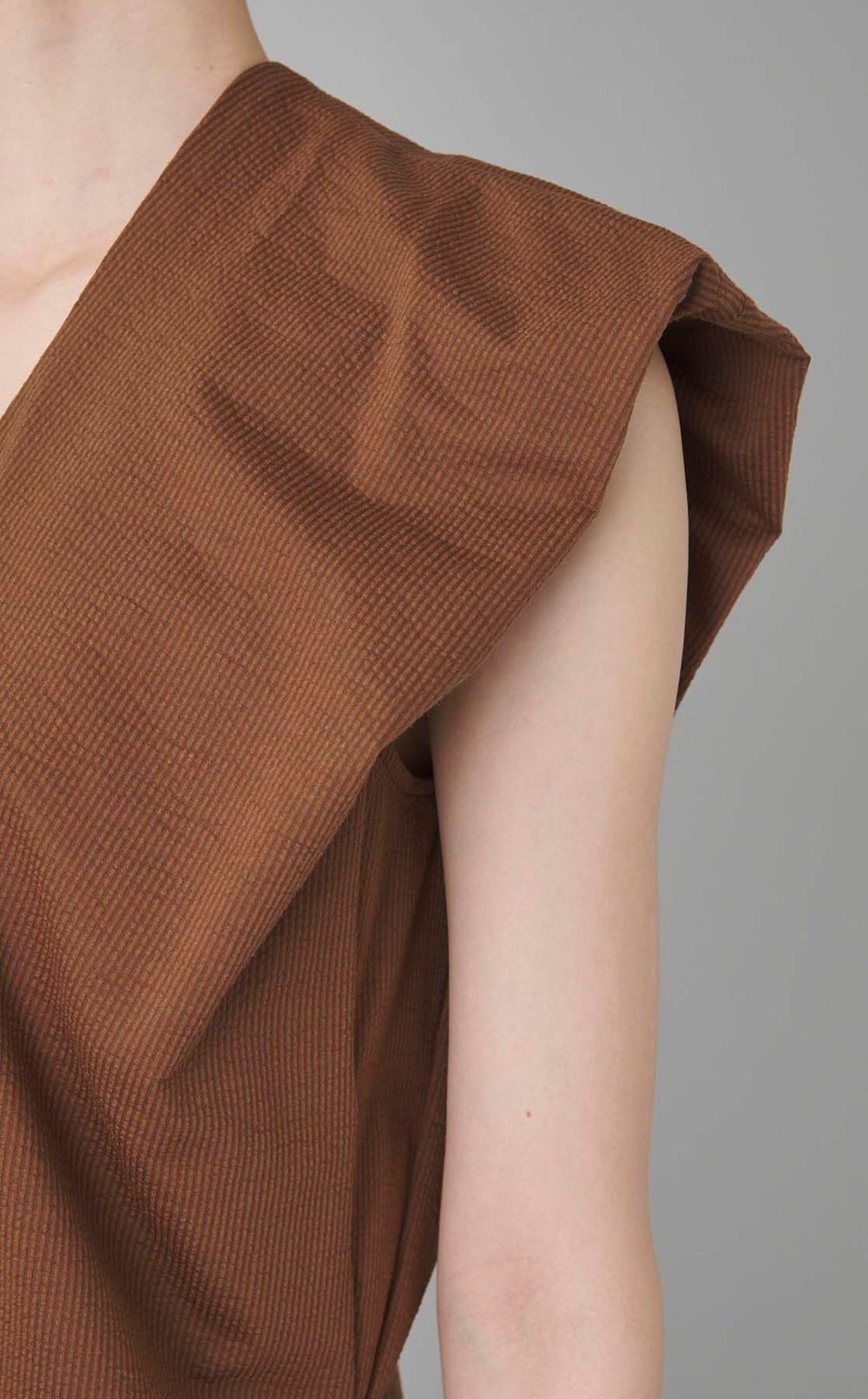 コットンリネンボリュームスリーブワンピース