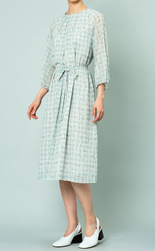 リントンツイードプリントワンピース