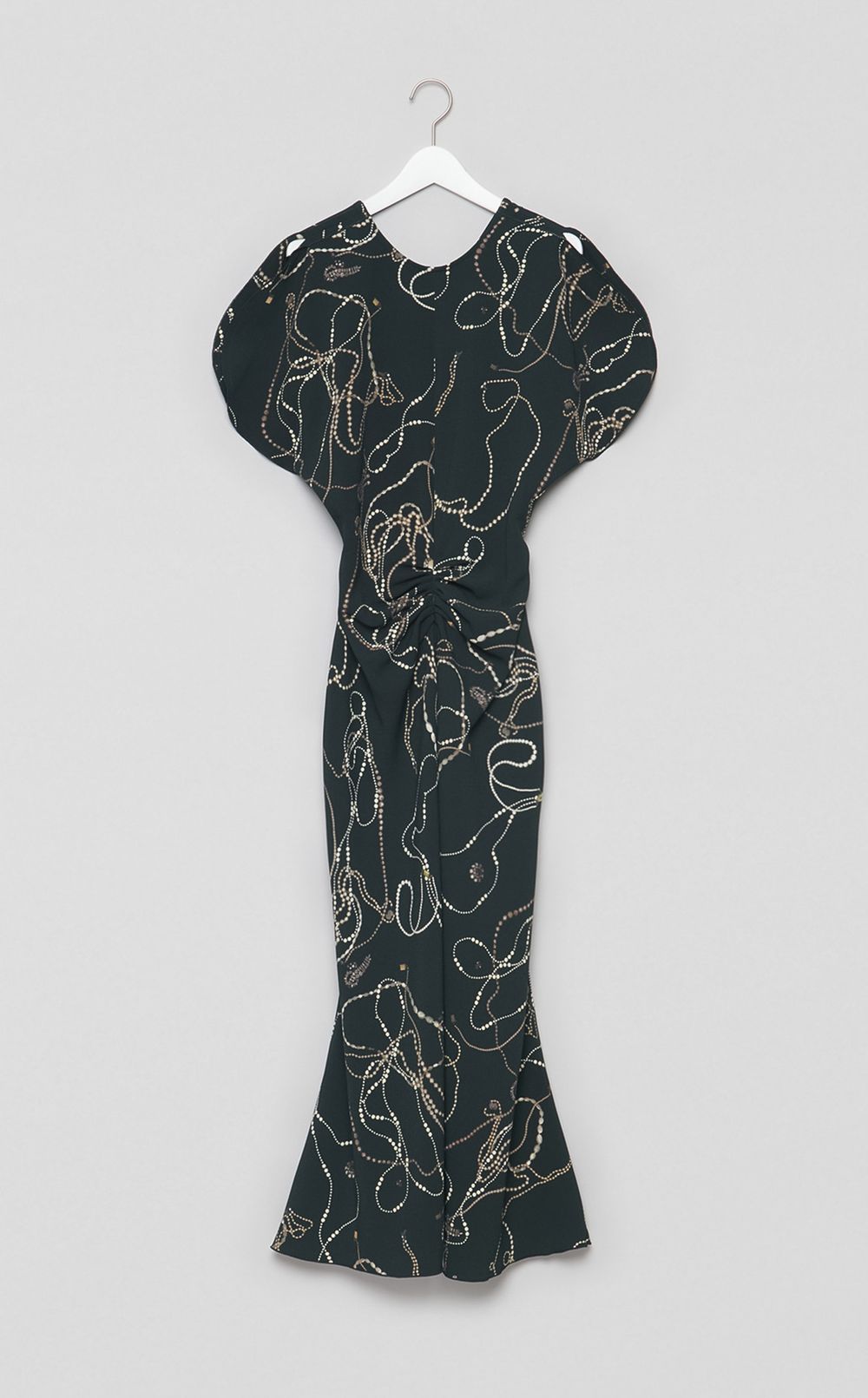 ジュエリープリントミディワンピース