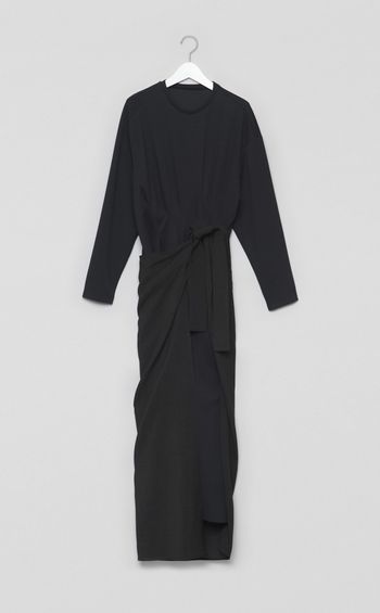 ラップウエストコンビワンピース