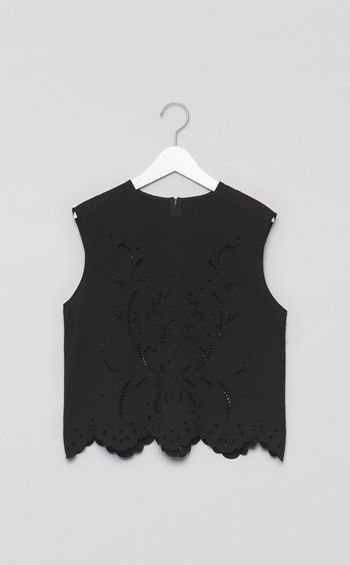 コットンエンブロイダリーブラウス