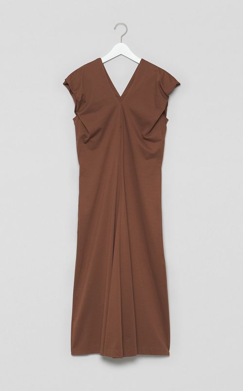 コットンリネンボリュームスリーブワンピース